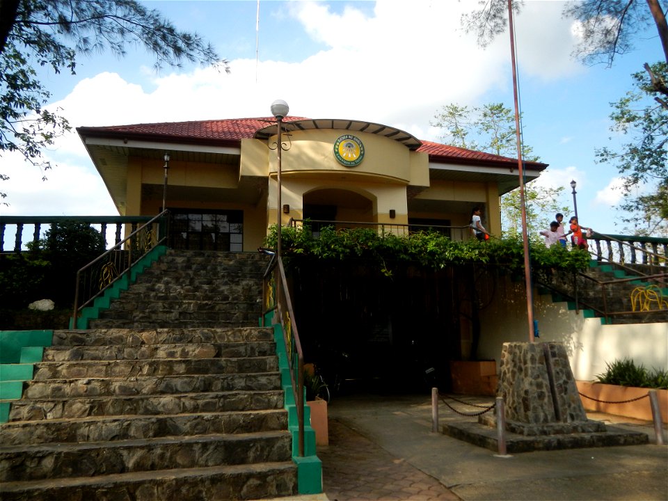 Anao, Tarlac Municipal Hall and Anao, Tarlac Town Marker and Municipal Plaza, (in Barangay Poblacion, Anao, Tarlac, Tarlac Province, Cananga odorata ylang-ylang is Tagalog word ilang, meaning "wildern