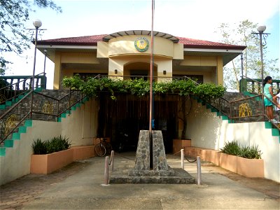 Anao, Tarlac Municipal Hall and Anao, Tarlac Town Marker and Municipal Plaza, (in Barangay Poblacion, Anao, Tarlac, Tarlac Province, Cananga odorata ylang-ylang is Tagalog word ilang, meaning "wildern