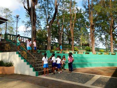 Anao, Tarlac Municipal Hall and Anao, Tarlac Town Marker and Municipal Plaza, (in Barangay Poblacion, Anao, Tarlac, Tarlac Province, Cananga odorata ylang-ylang is Tagalog word ilang, meaning "wildern