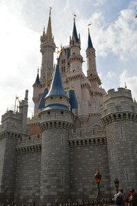 Disney world magic kingdom cinderella's castle photo