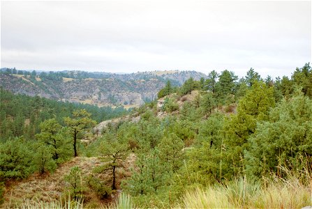 Wildcat Hills State Recreation Area in Western Nebraska after a rainstorm.
