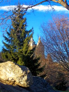 Looking north in Central Park in New York City, West Side.