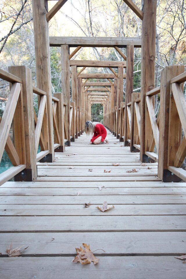 Red dress cry photo