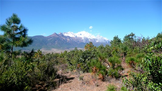 Yulong Xueshan - Jade Dragon Snow Mountain near Lijiang in Yunnan