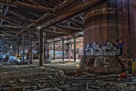 Abandoned old industry