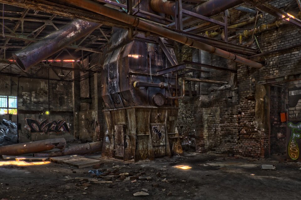 Abandoned old industry