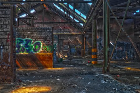 Abandoned old industry photo