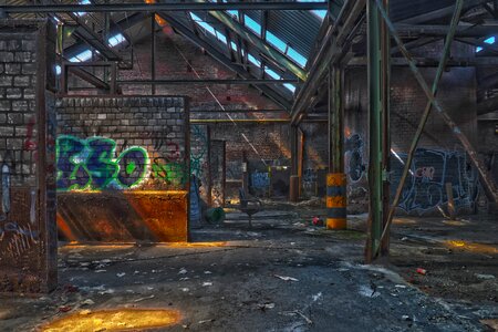 Abandoned old industry