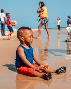 Beach infant child photo