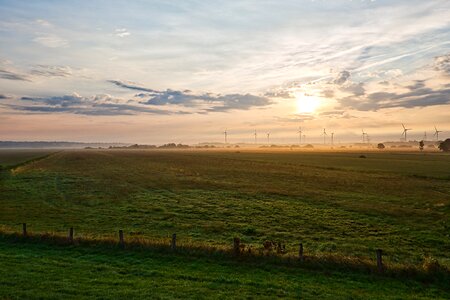 Weser dawn water