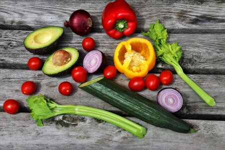 Tasty healthy colorful