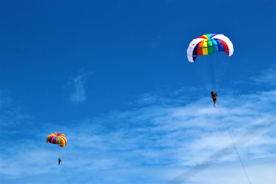 Patong beach blue sky travel photo