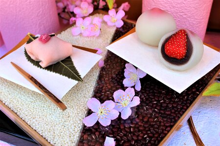 Pastry strawberry snacks