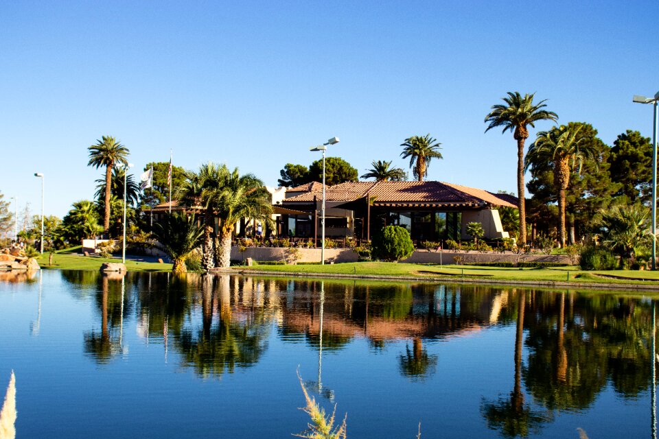 Lake lake reflection golf