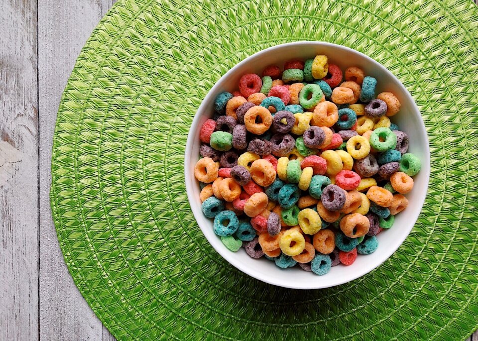 Breakfast breakfast-cereal rainbow