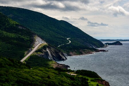 Sea travel clouds photo