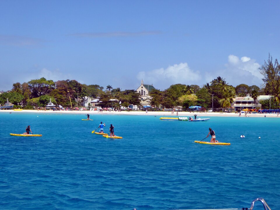 Water sports sport upright
