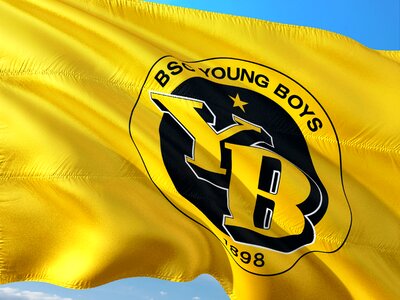 Raiffeisen super league flag young boys bern