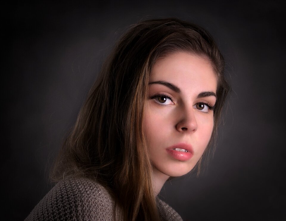Portrait romantic love