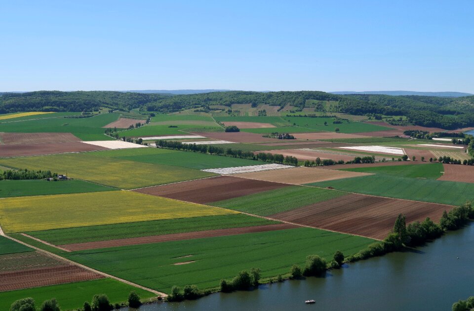 Arable landscape agricultural