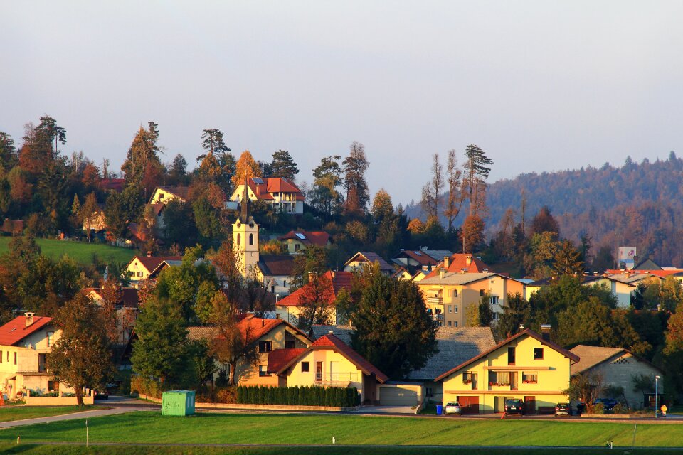 Town city panorama