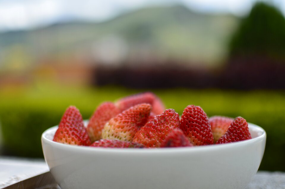 Red fresh vitamins