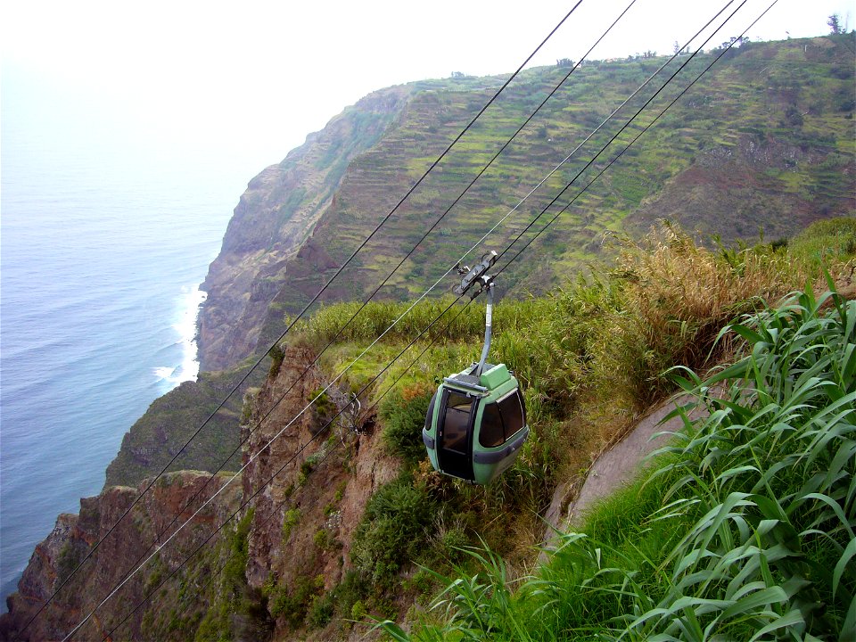 Cableway near Achadas da Cruz - Madeira