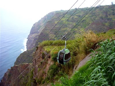 Cableway near Achadas da Cruz - Madeira photo