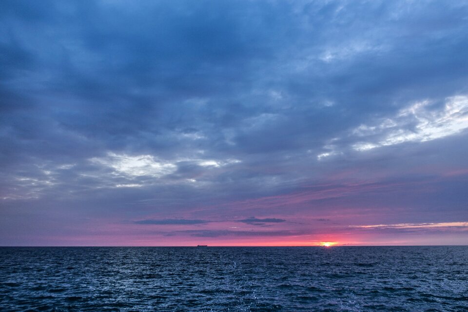Sky clouds evening