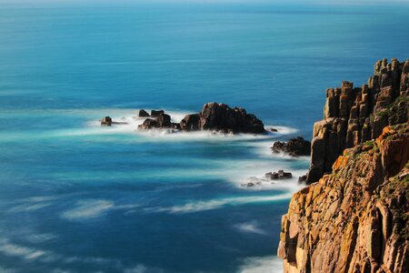 Landscape rock ocean photo