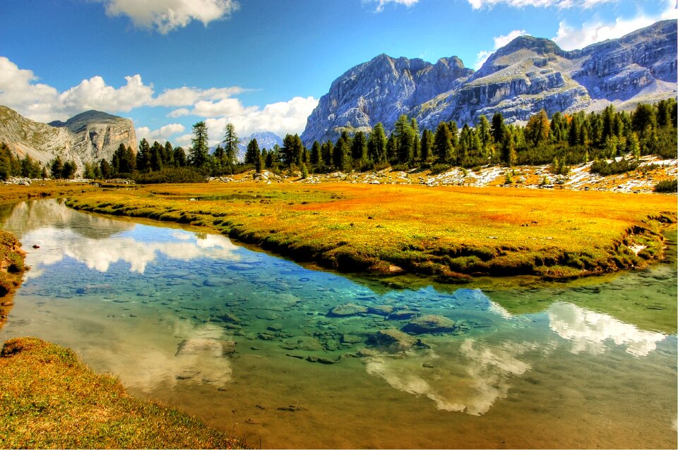 Landscape mountains alpine