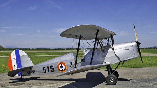 Propeller oldtimer double decker photo