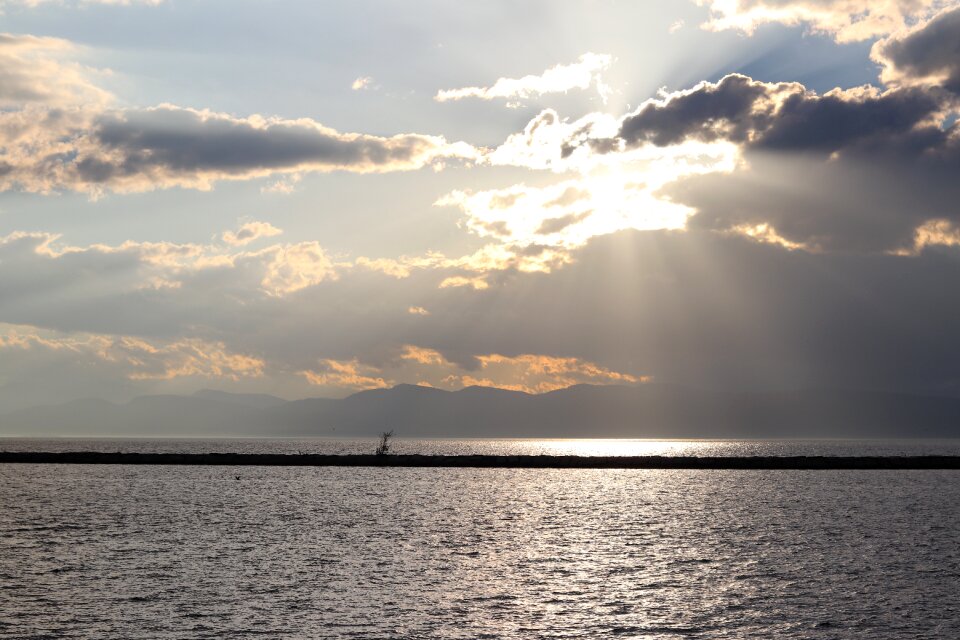 Clouds sunset nature photo