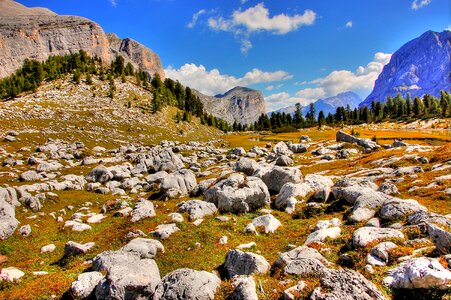 Landscape mountains alpine photo