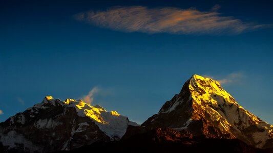 Nepal hiking sky photo