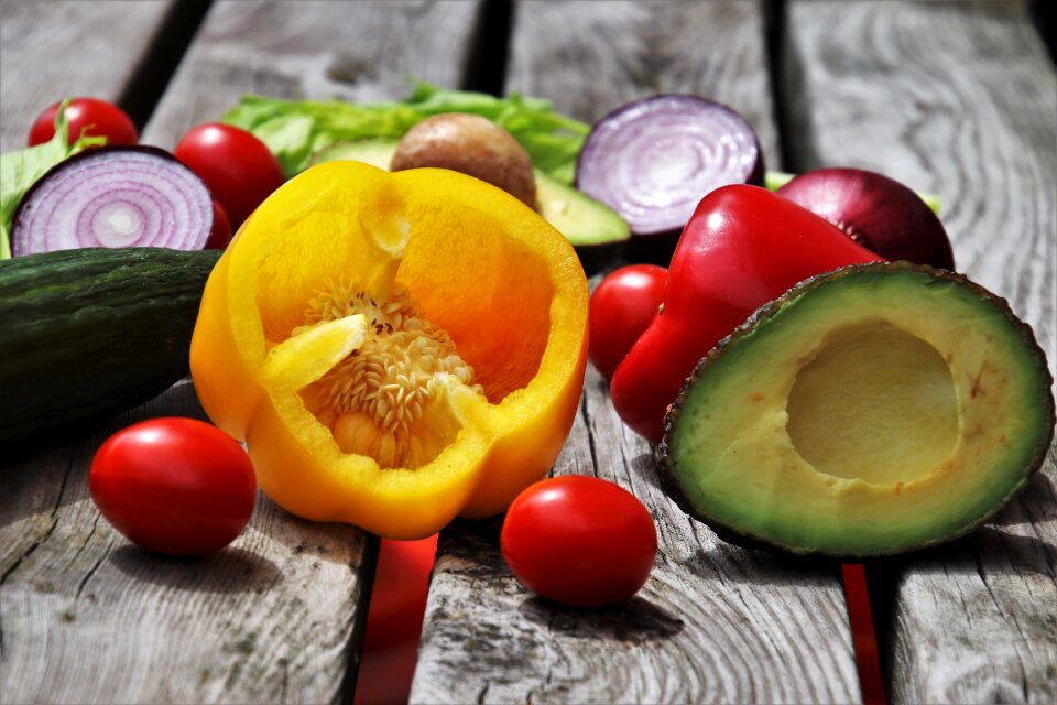 Food vitamins yellow