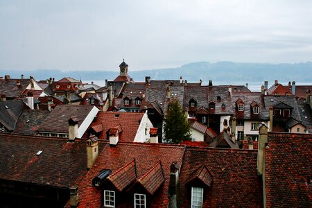 Houses gable panorama