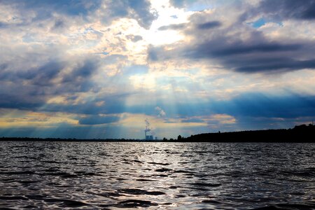 Cloud drama power plant