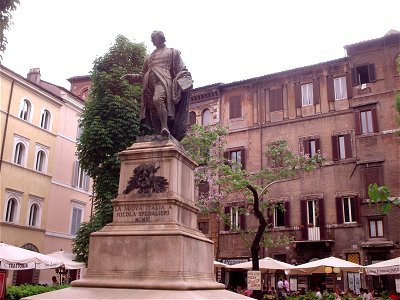 Nicola Spedalieri, monumento in piazza Sforza Cesarini, Roma
