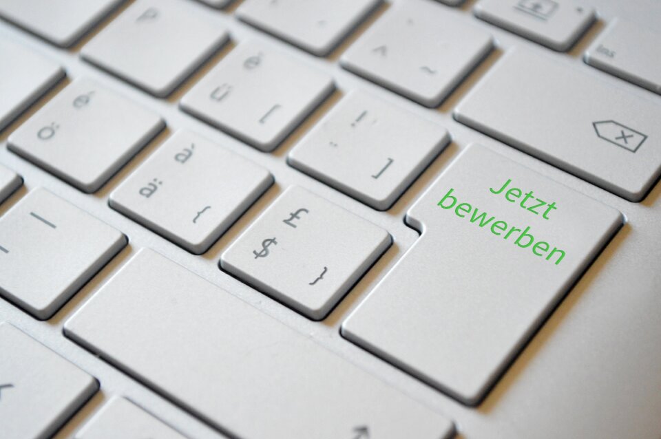 Keyboard enter button looking for a job