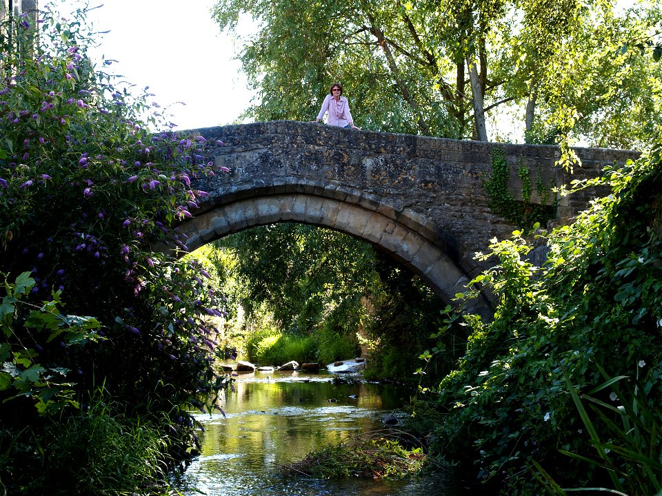 Bruton, Somerset, Packhorse, Bridge, July 2006.