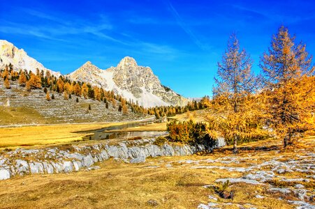 Rock mountains landscape