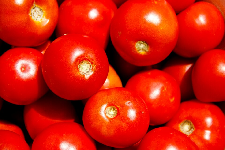 Healthy red fresh