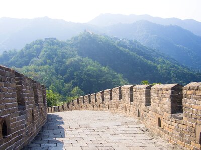 The great wall of china china mountain photo