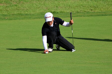 Sport green golfers