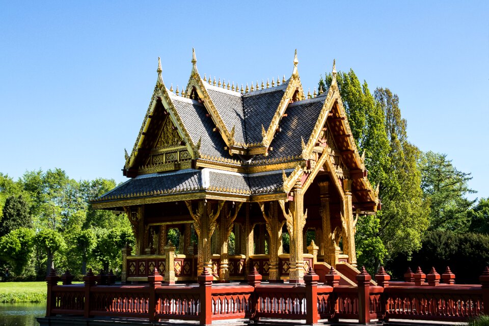 Buddist of the pavilion architecture thai sala
