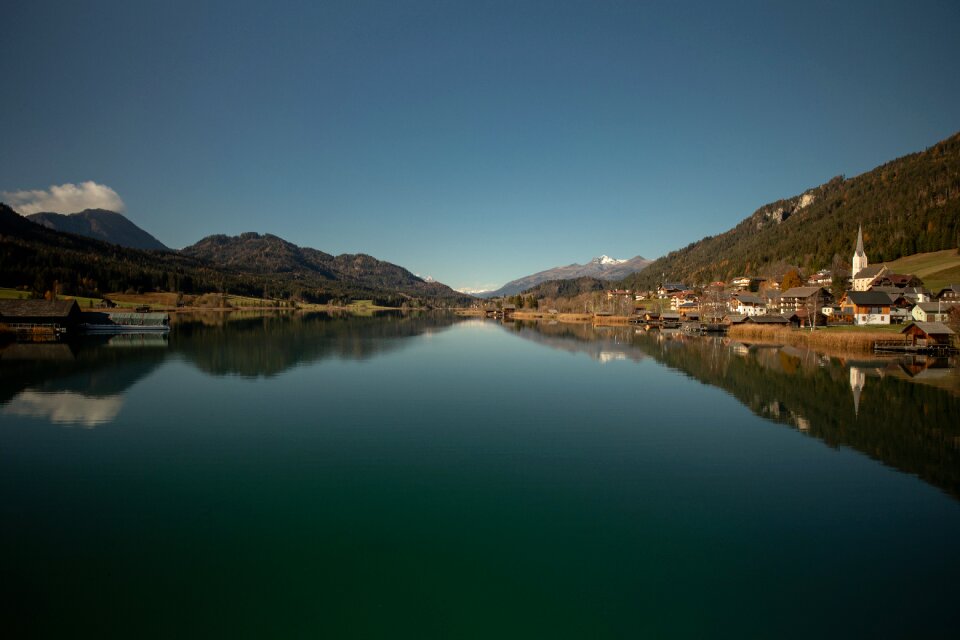 Mirroring nature landscape