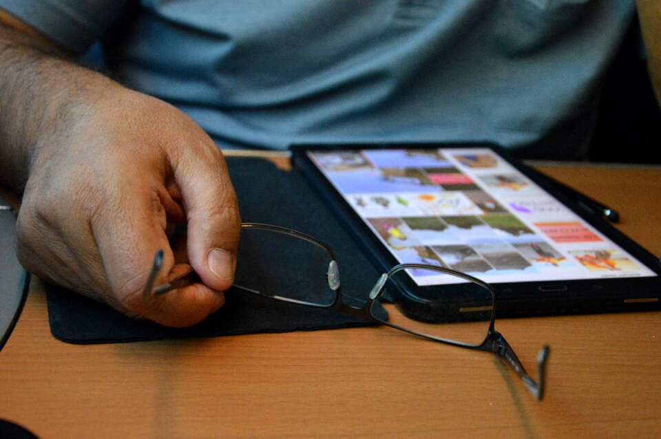 Break tablet train ride