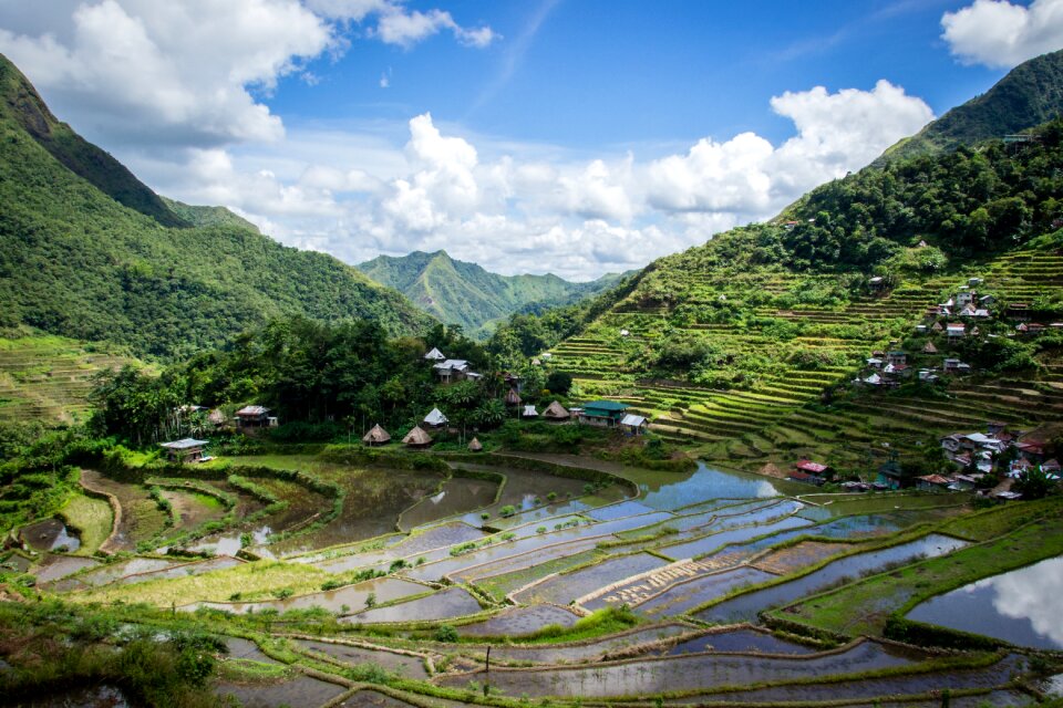 Philippines rice terraces batad