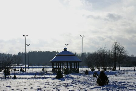 Snow landscape cold